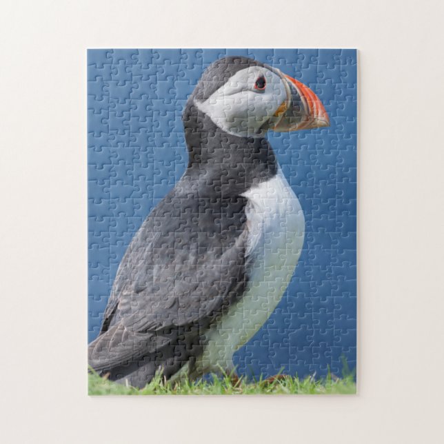 Atlantic Puffin (Fratercula Arctica) auf der Klipp Puzzle (Vertikal)