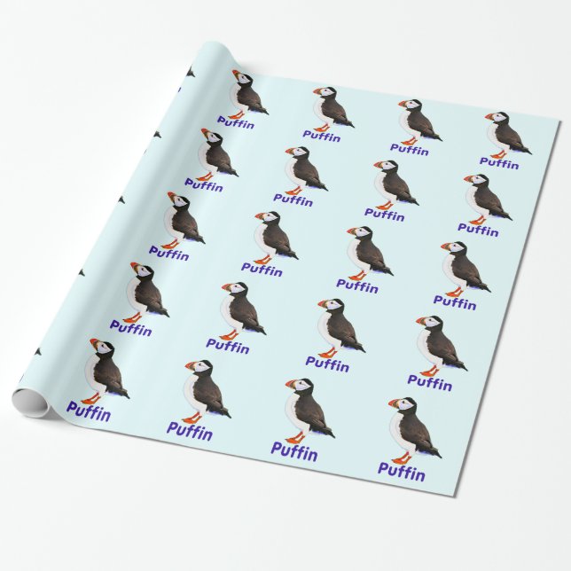 Atlantic Puffin Geschenkpapier (Ungerollt)