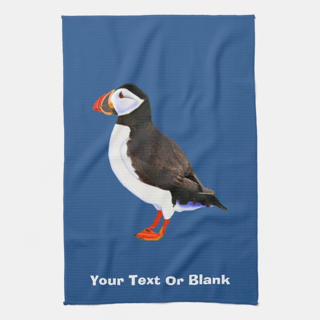 Atlantic Puffin Handtuch (Vertikal)