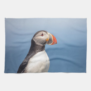 Atlantic Puffin in Machias, Maine Geschirrtuch