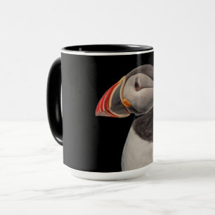 Atlantic Puffin in Machias, Maine Tasse
