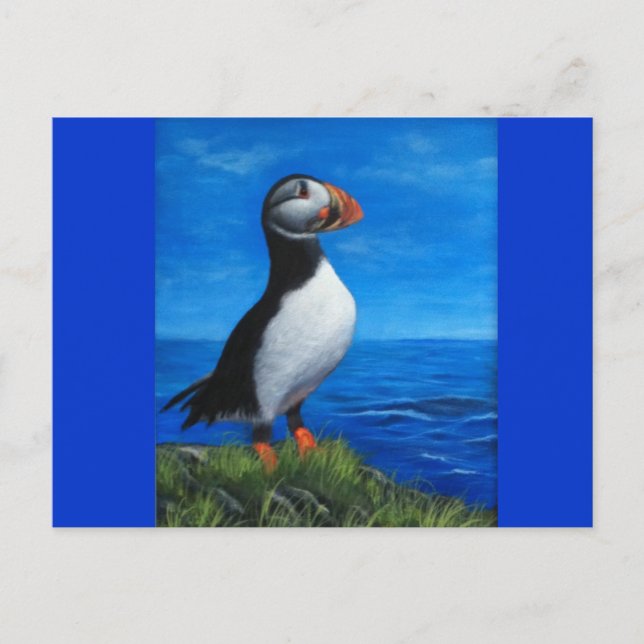Atlantic Puffin Postkarte (Vorderseite)