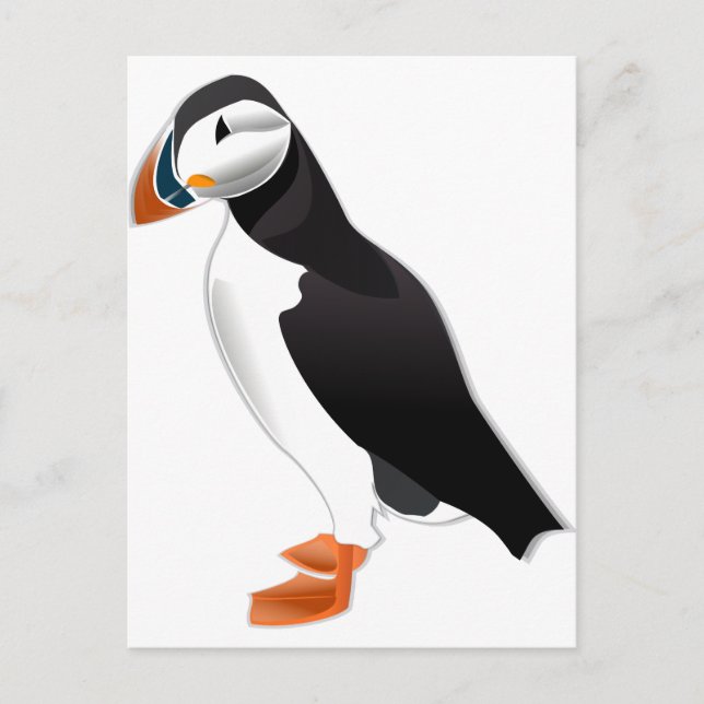 Atlantic Puffin Postkarte (Vorderseite)