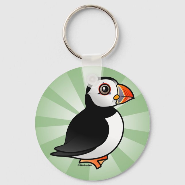 Atlantic Puffin Schlüsselanhänger (Vorderseite)