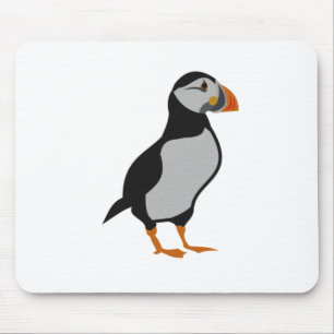 Atlantic Puffin Stehend Mousepad