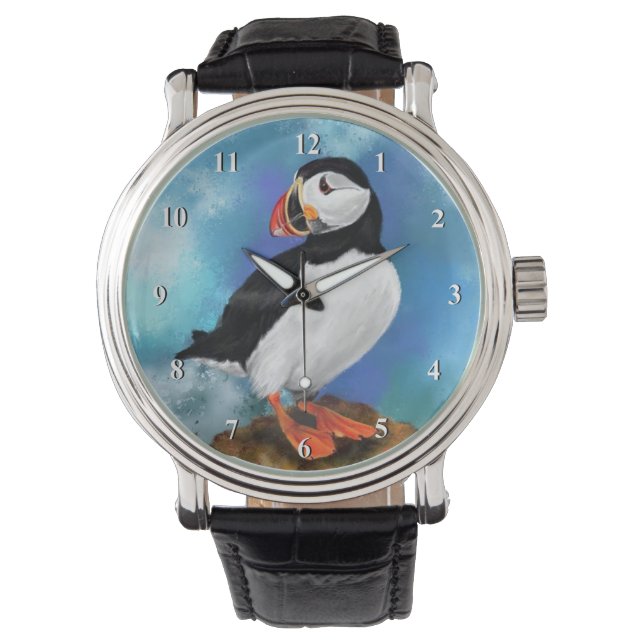 Atlantic Puffin Watch Armbanduhr (Vorderseite)