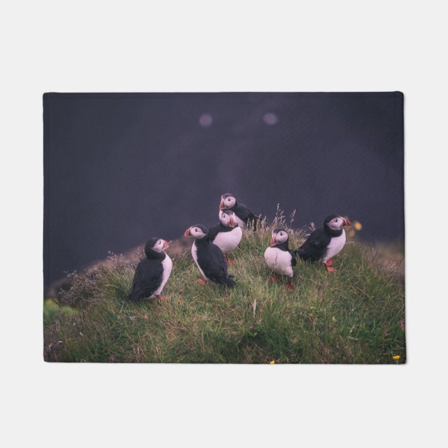 Atlantic Puffins Doormat Fußmatte (Vorderseite)