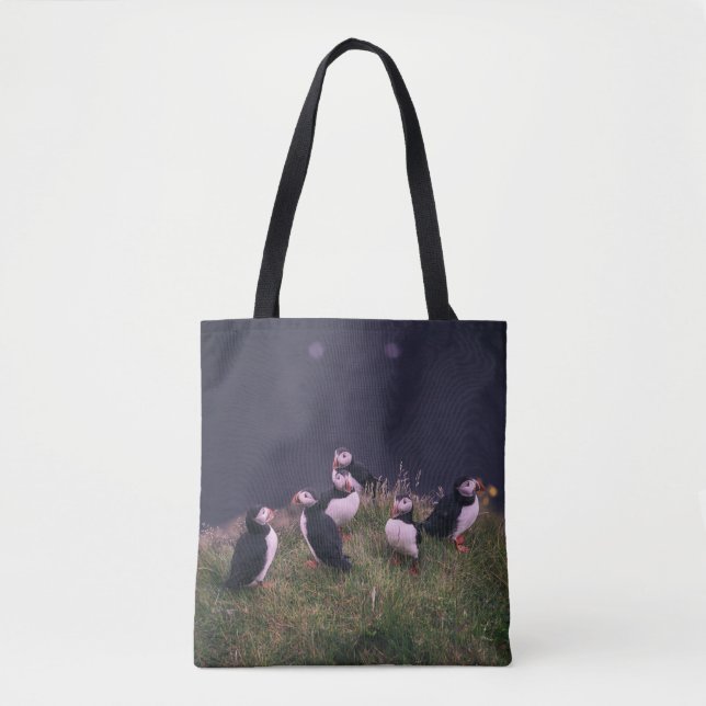 Atlantic Puffins Tote Bag (Vorderseite)