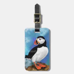 Atlantic Puffle Bird Gepäckmarke Gepäckanhänger