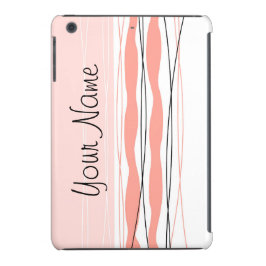 Atlantic Stripe Pink Name Vertical iPad Mini Fall Case-Mate iPhone Hülle