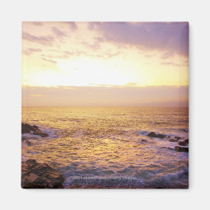 Atlantik am Sonnenaufgang, Ansicht von Portland Magnet