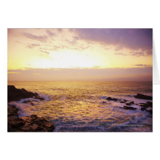 Atlantik bei Sonnenaufgang, Blick von Portland