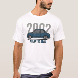 Atlantik Blau BMW 2002 Illustration | Klassiker T-Shirt