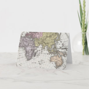 Atlantik-Karte Feiertagskarte