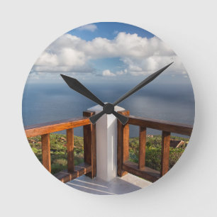 Atlantik Runde Wanduhr