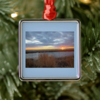 Atlantik-Sonnenuntergangs-Ornament