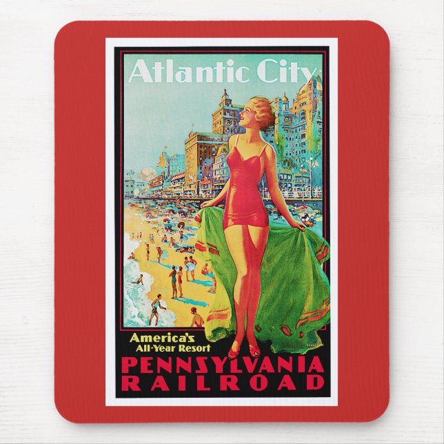 Atlantikstadt Mousepad (Vorne)