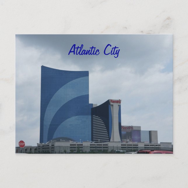 Atlantikstadt Postkarte (Vorderseite)