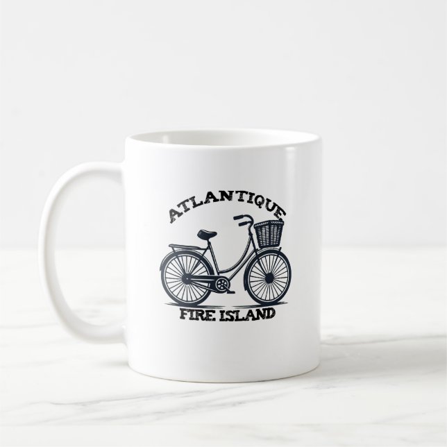 ATLANTIQUE Fire Island Rad Sommerstrand Kaffeetasse (Links)