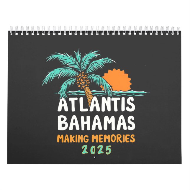 Atlantis Bahamas Making Erinnerungen 2025 Kalender (Titelbild)