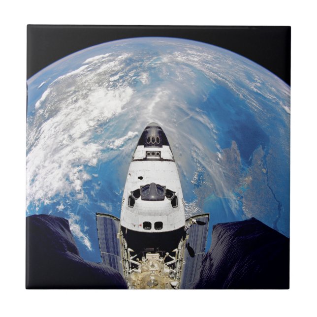 Atlantis Earth Orbit Fliese (Vorderseite)