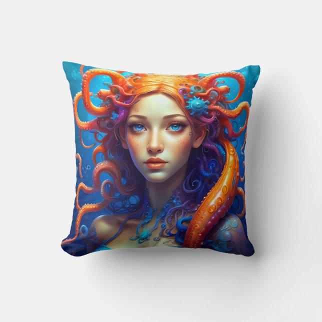 Atlantis Girl Kissen (Vorderseite)