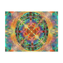 Atlantis inspiriert Rainbow Mandala