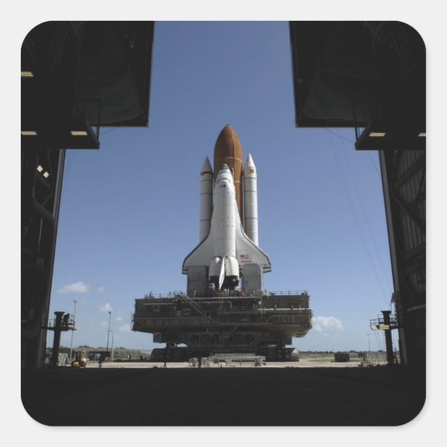 Atlantis Quadratischer Aufkleber (Vorderseite)