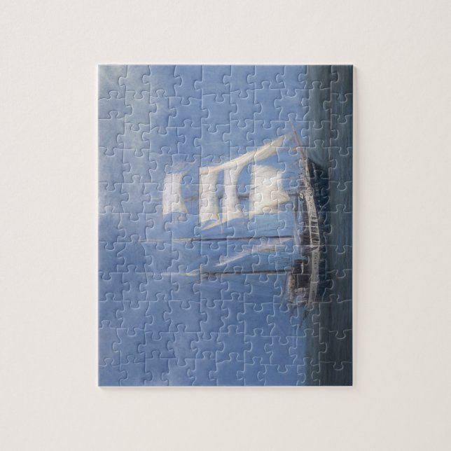 Atlantis Segelschiff Turner Storms Puzzle (Vertikal)