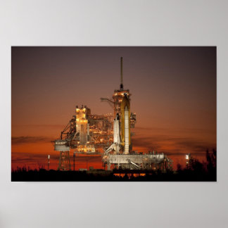 Atlantis Space Shuttle-Start der NASA Poster