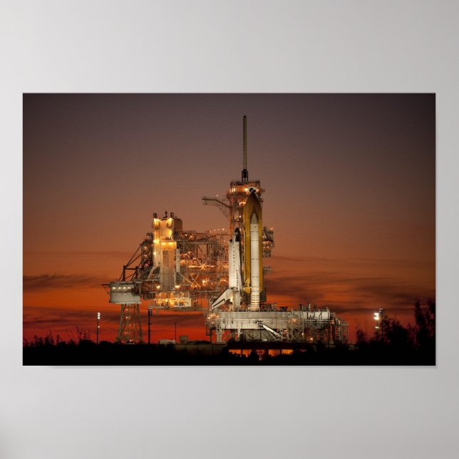 Atlantis Space Shuttle-Start der NASA Poster (Vorne)