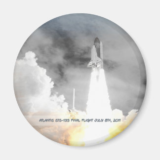 Atlantis Space Shuttle STS-135 Letzter Flug Magnet