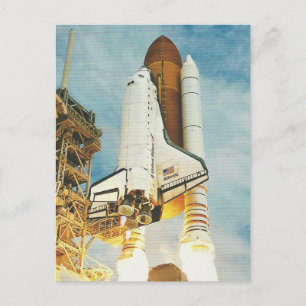 Atlantis-Start von Cape Kennedy Postkarte