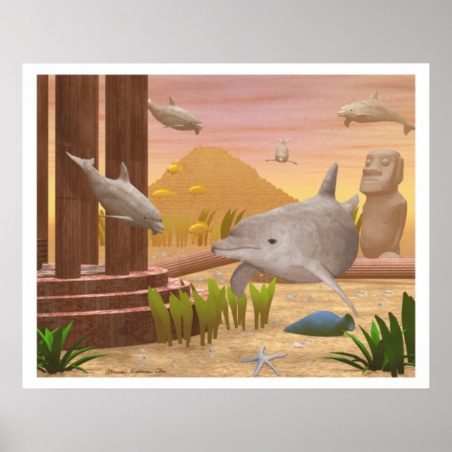 Atlantis Sunset Poster (Vorne)