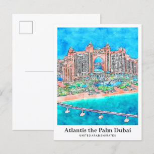 Atlantis the Palm Dubai Vereinigte Arabische Emira Postkarte