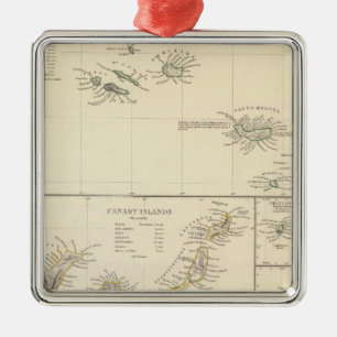 Atlantische Inseln Silbernes Ornament