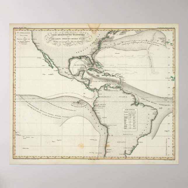 Atlantische Ozeandrohung Poster (Vorne)