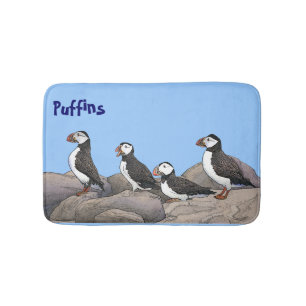 Atlantische Puffen Badematte