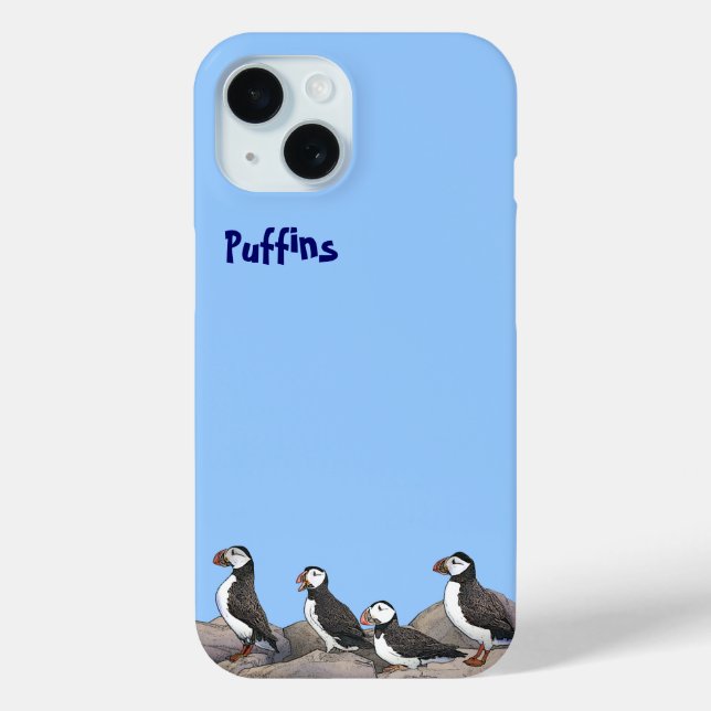 Atlantische Puffen Case-Mate iPhone Hülle (Rückseite)