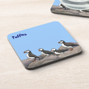 Atlantische Puffen Getränkeuntersetzer
