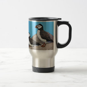 Atlantische Puffen Reisebecher