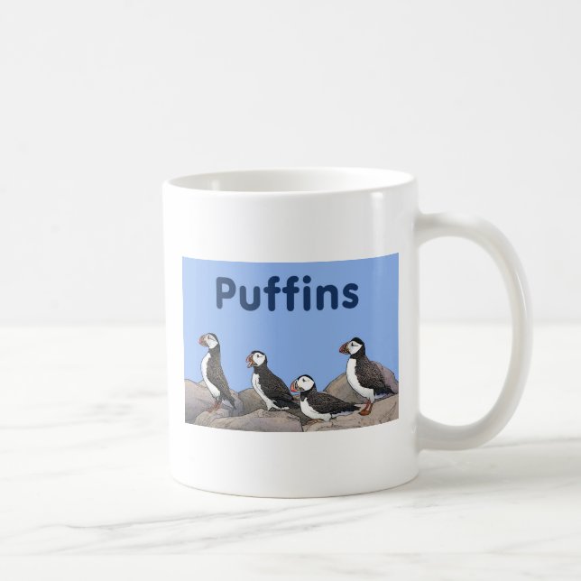Atlantische Puffen Tasse (Rechts)