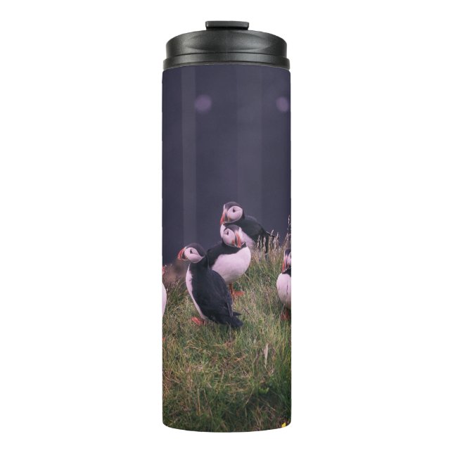Atlantische Puffen Thermosbecher (Vorderseite)