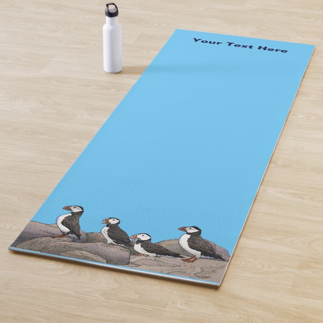 Atlantische Puffen Yogamatte (Beispiel)