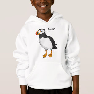 Atlantische Puffsillustrierung Hoodie