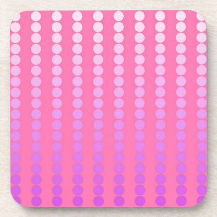 Atlantische Punkte - rosa und orchid Untersetzer