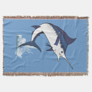 Atlantischer blauer Speerfisch Decke