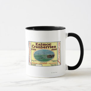 Atlantischer Eatmor Moosbeermarken-Aufkleber Tasse