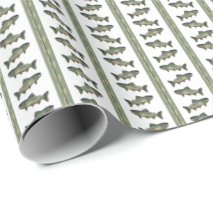 Atlantischer Lachsstreifen Geschenkpapier