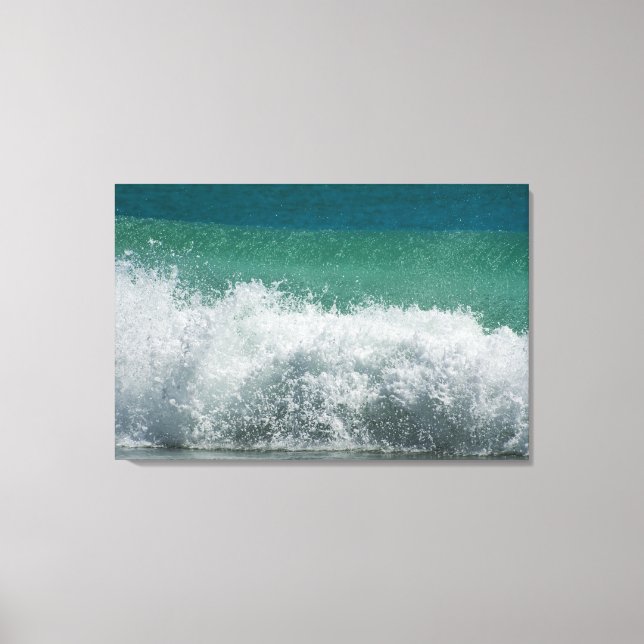 Atlantischer Ozean Breaking curaking wave Leinwanddruck (Vorderseite)